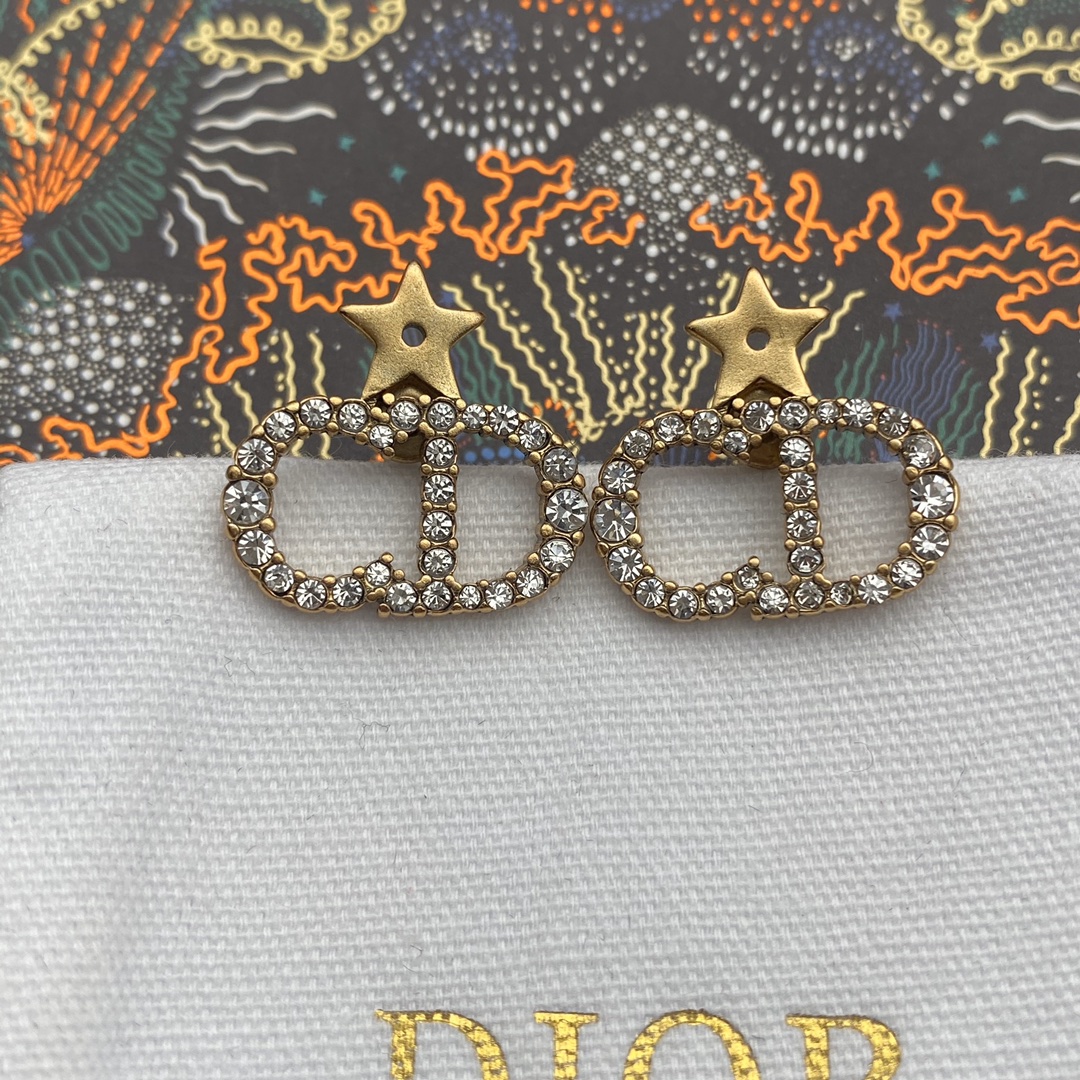 Dior 'CD'  Earrings - DopestKickz