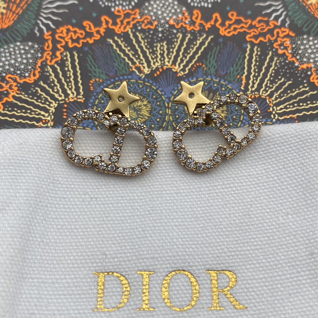 Dior 'CD'  Earrings - DopestKickz