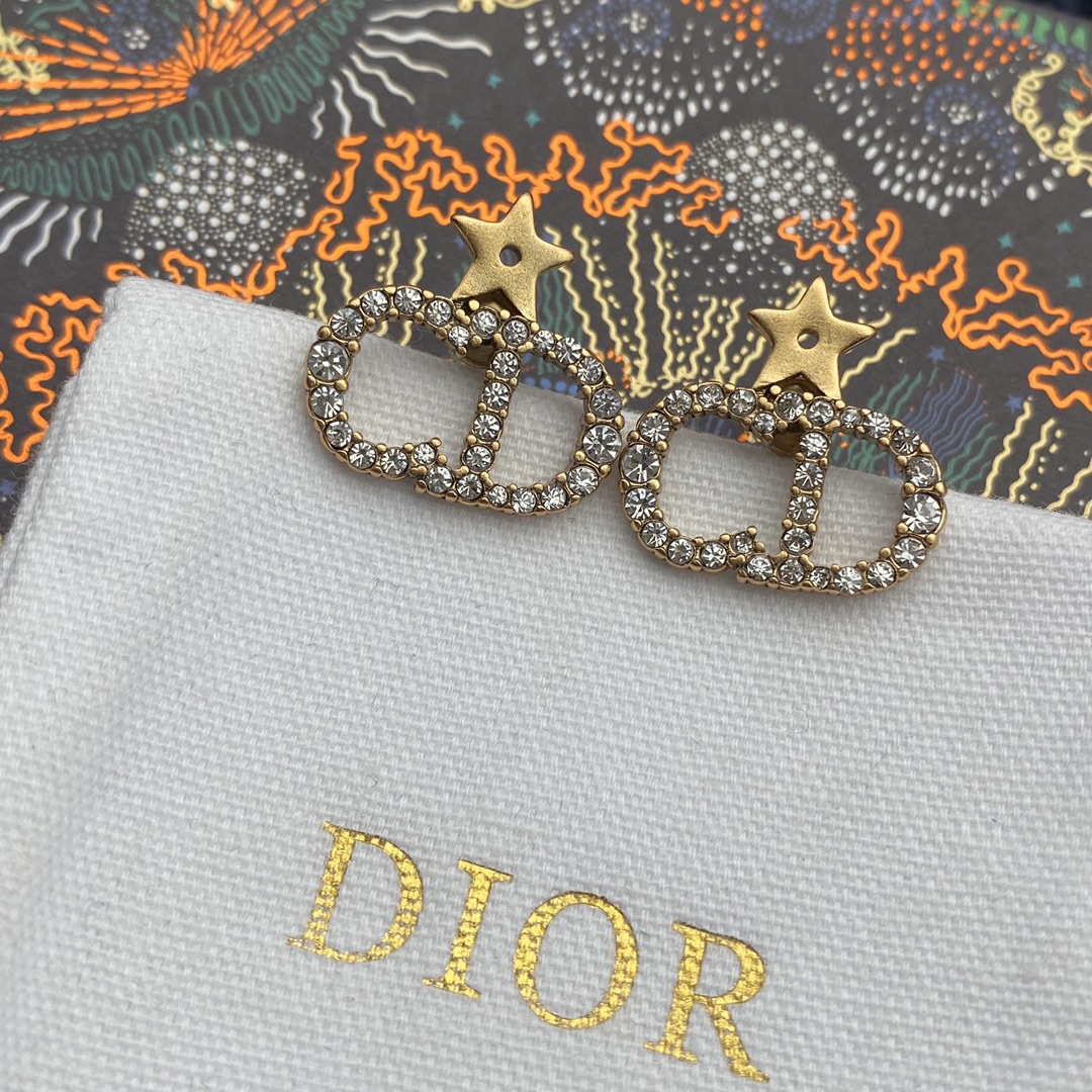 Dior 'CD'  Earrings - DopestKickz