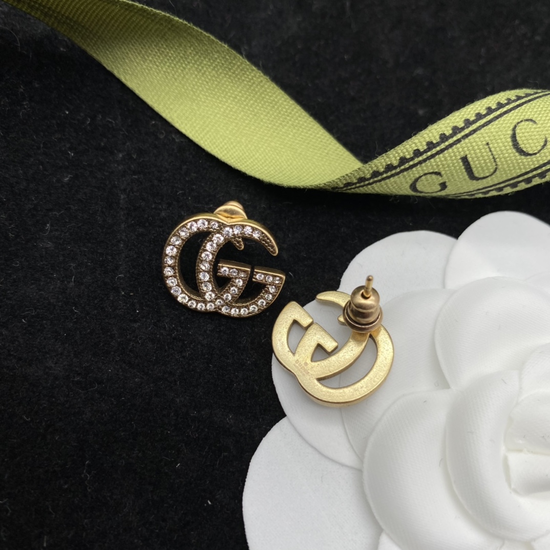 Gucci GG Full Drill Earrings  - DopestKickz