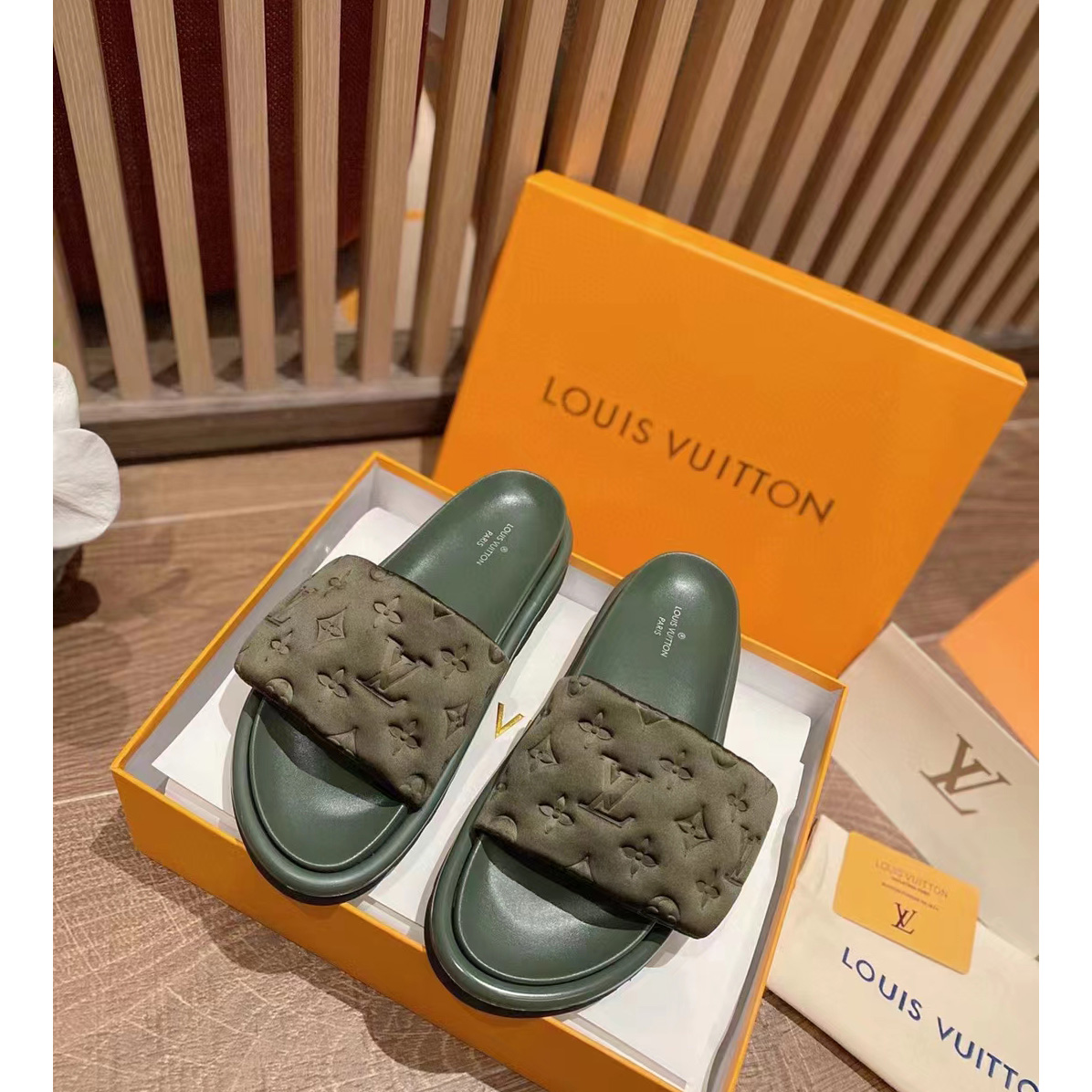 Louis Vuitton Pool Pillow Comfort Mules - DopestKickz