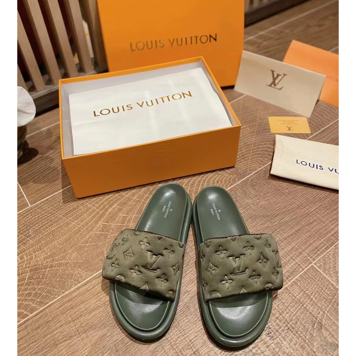 Louis Vuitton Pool Pillow Comfort Mules - DopestKickz