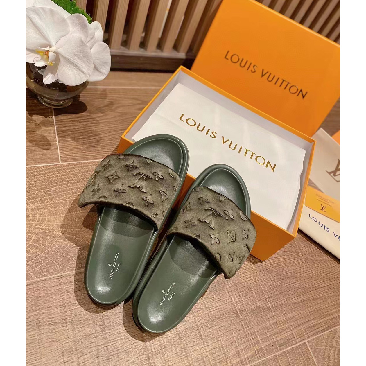 Louis Vuitton Pool Pillow Comfort Mules - DopestKickz