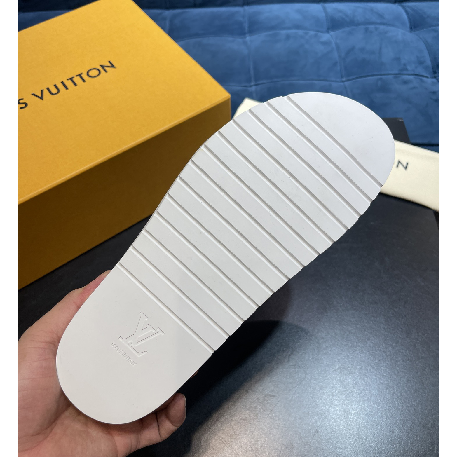 Louis Vuitton x NBA Monogram Slipper - DopestKickz