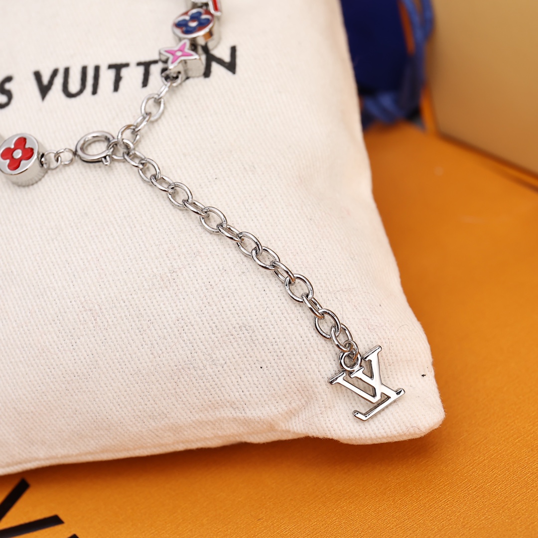 Louis Vuitton MP3282 Monogram Party Bracelet - DopestKickz