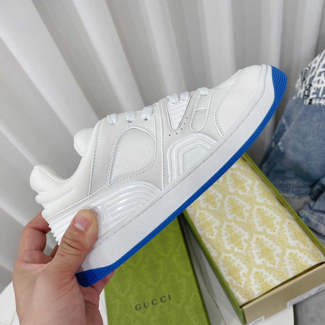 Gucci  Basket Sneaker With Lnterlocking G  - DopestKickz