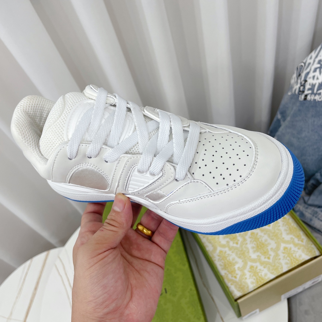 Gucci  Basket Sneaker With Lnterlocking G  - DopestKickz