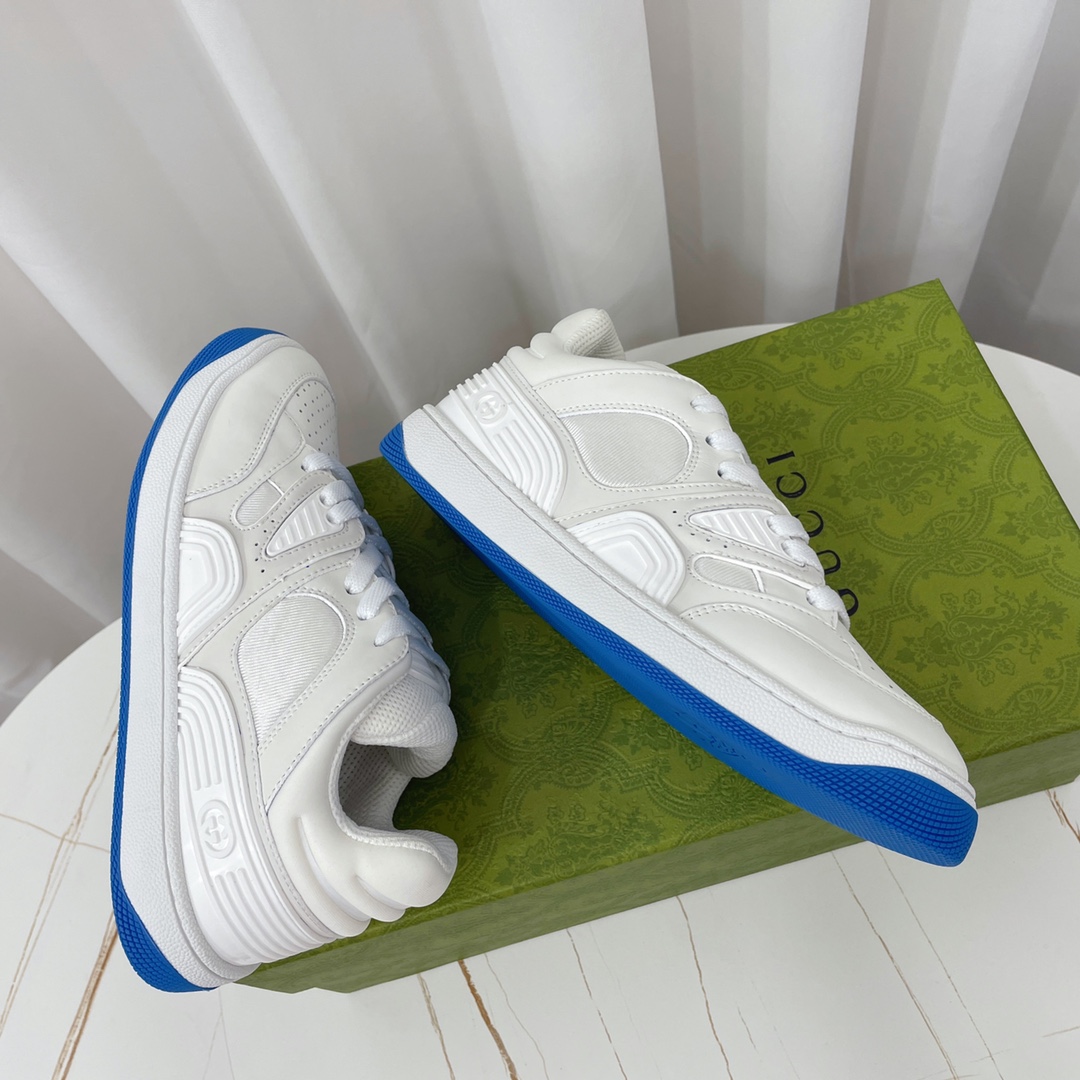 Gucci  Basket Sneaker With Lnterlocking G  - DopestKickz