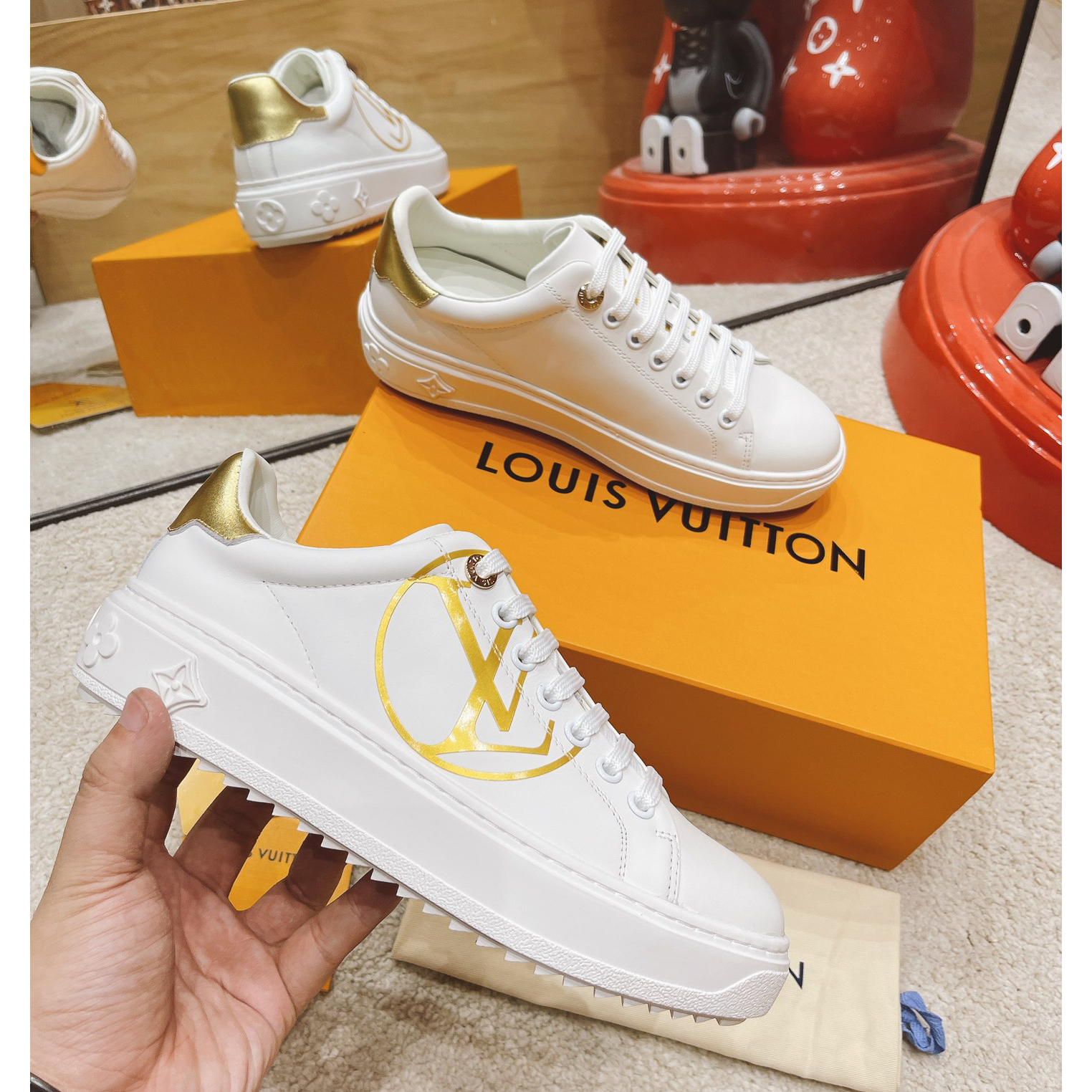 Louis Vuitton Time Out Sneaker  - DopestKickz