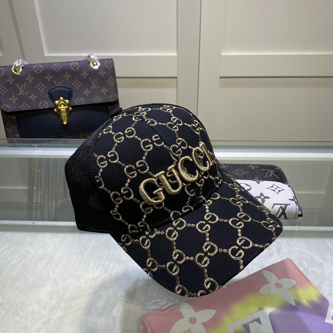 Gucci GG  Baseball Cap In Black - DopestKickz