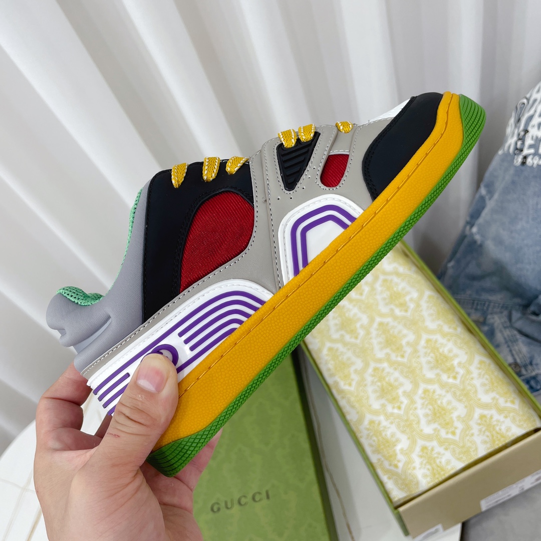 Gucci  Basket Sneaker With Lnterlocking G  - DopestKickz
