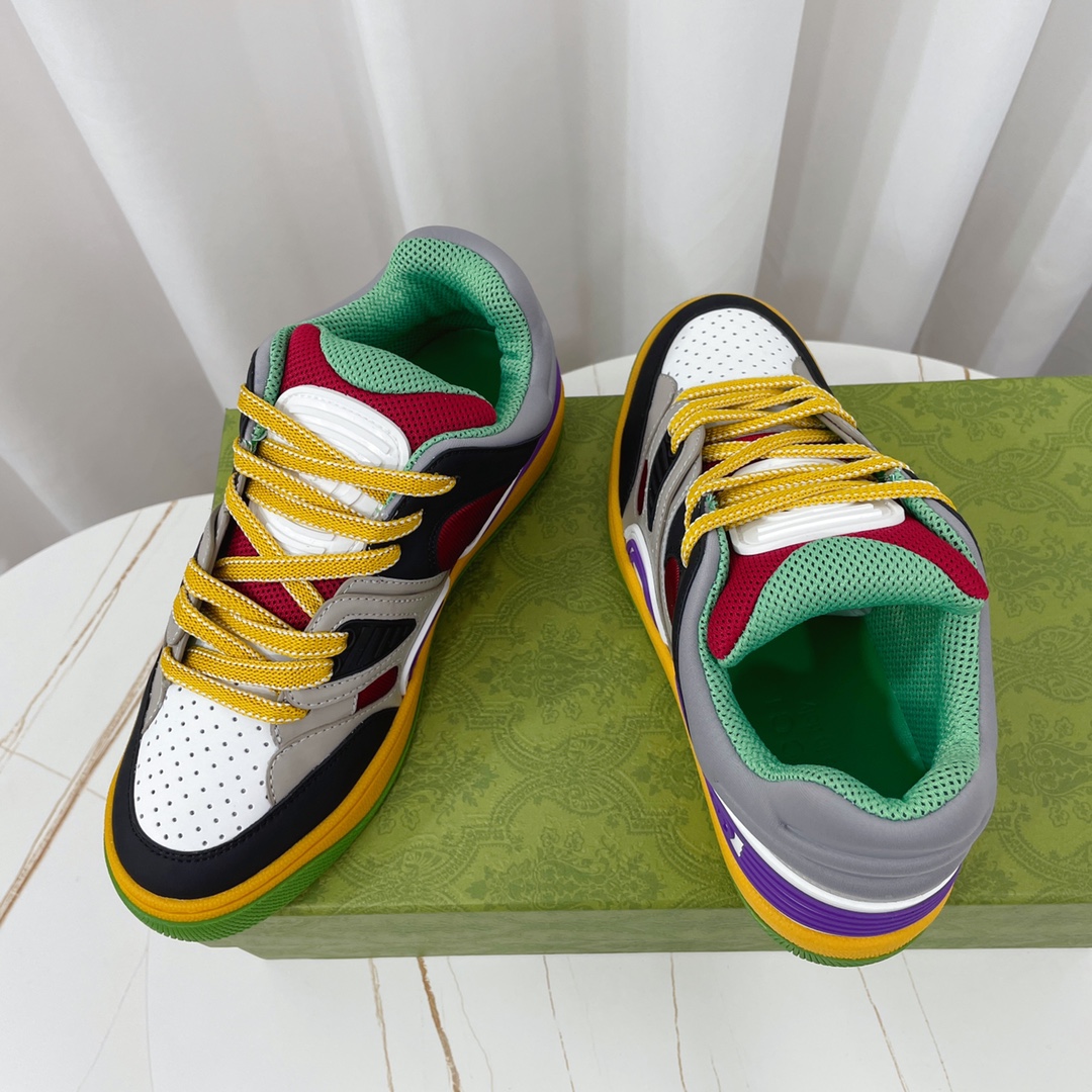 Gucci  Basket Sneaker With Lnterlocking G  - DopestKickz