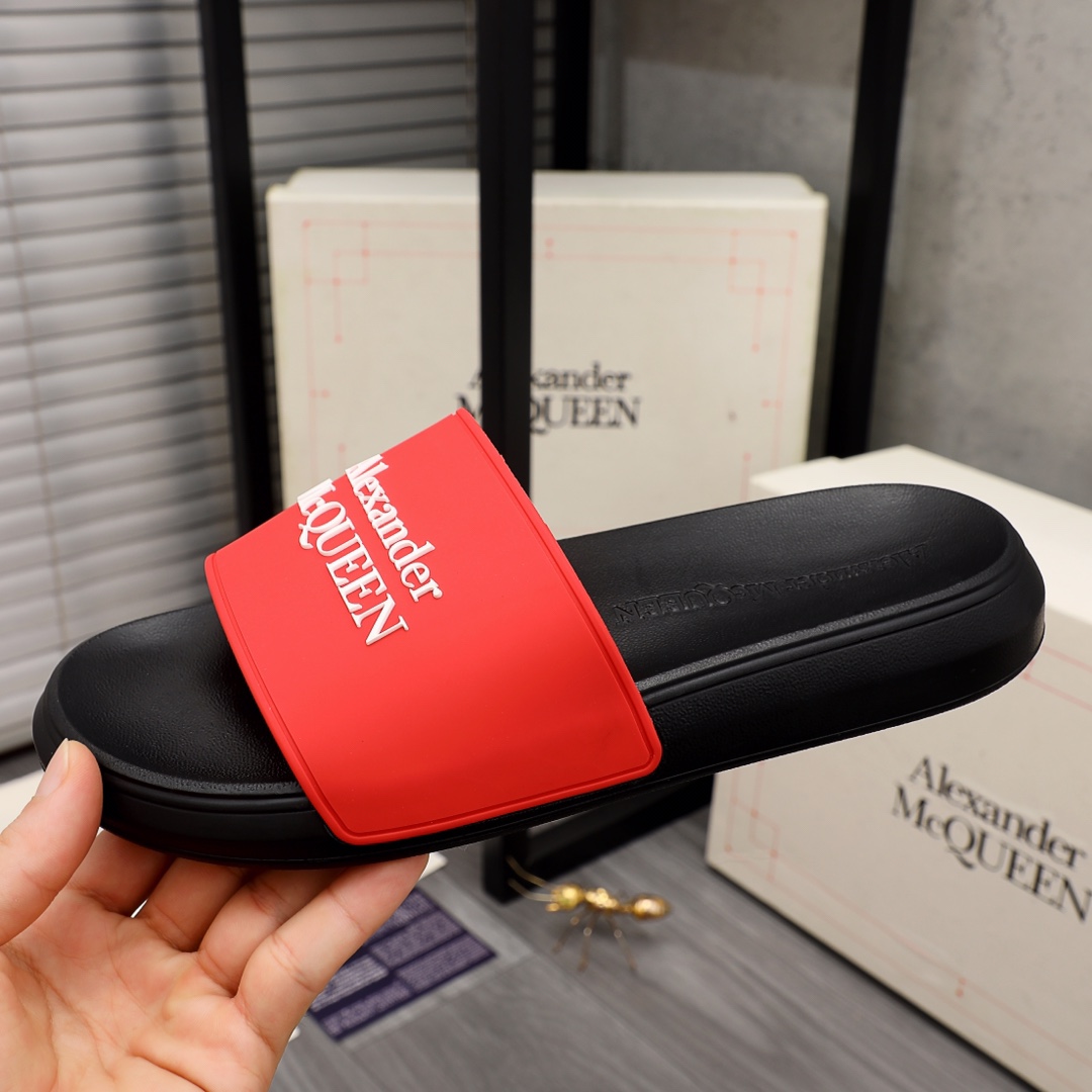 Alexander Mqueen Logo Slipper - DopestKickz