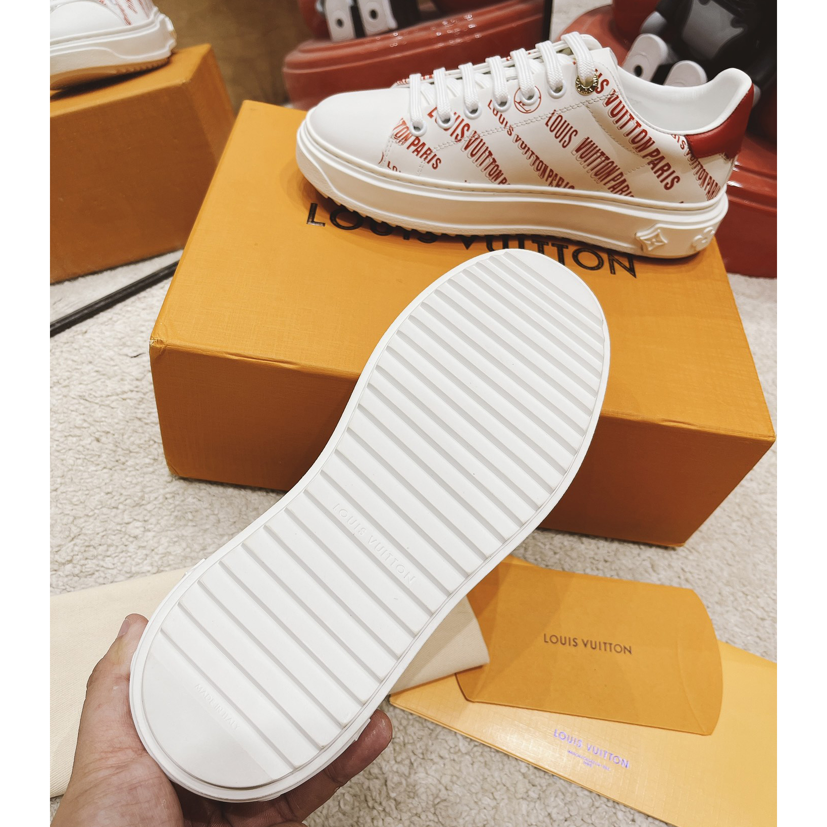 Louis Vuitton Time Out Sneaker  - DopestKickz