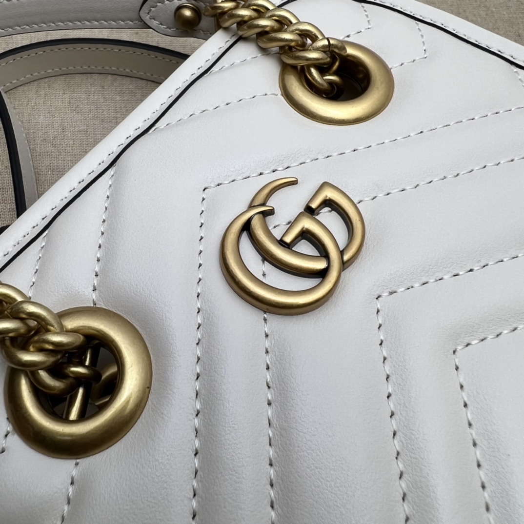 Gucci GG  Marmont Mini Handbag （16-19-7CM） - DopestKickz