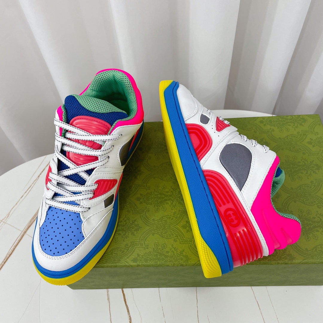Gucci  Basket Sneaker With Lnterlocking G  - DopestKickz