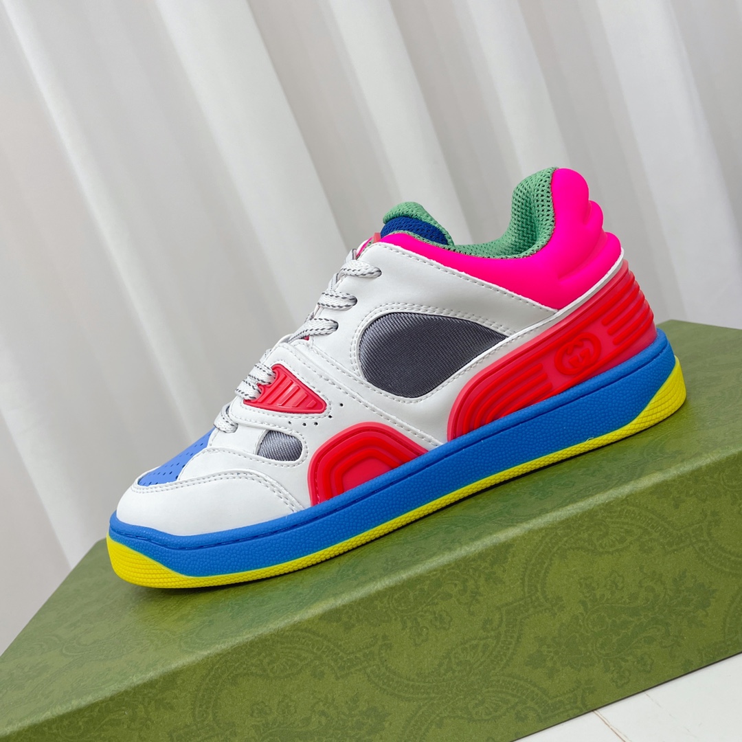 Gucci  Basket Sneaker With Lnterlocking G  - DopestKickz