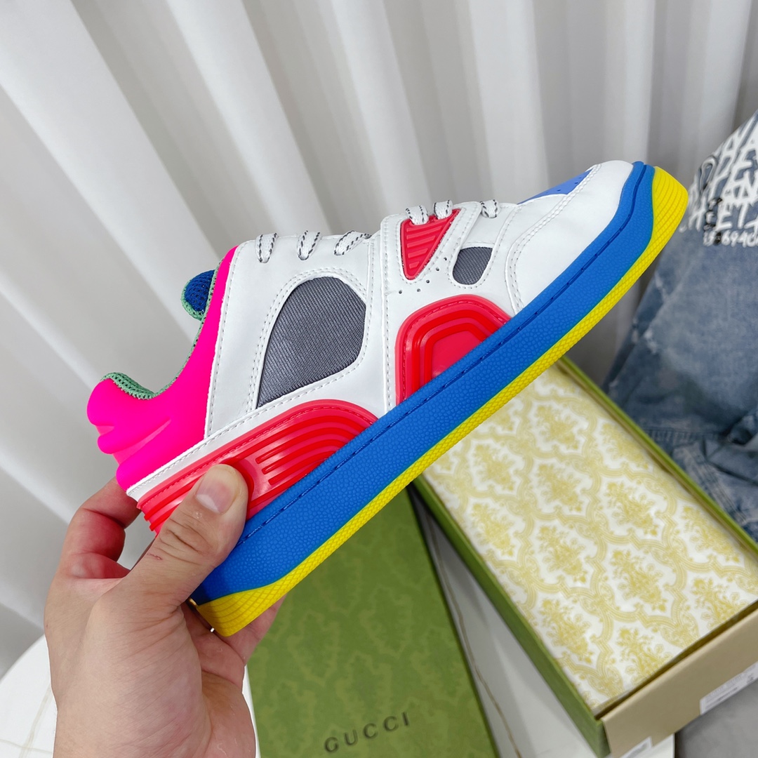 Gucci  Basket Sneaker With Lnterlocking G  - DopestKickz