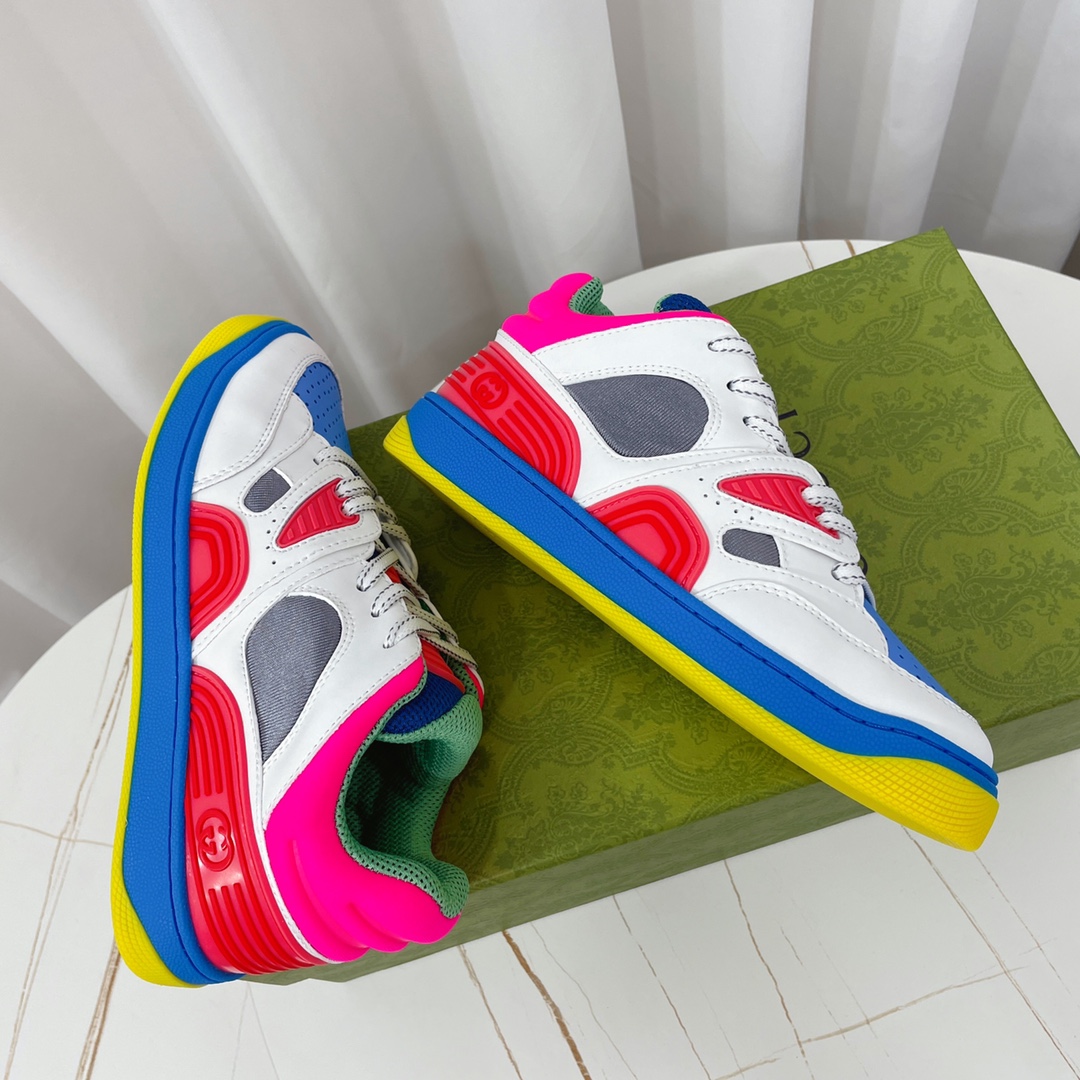 Gucci  Basket Sneaker With Lnterlocking G  - DopestKickz