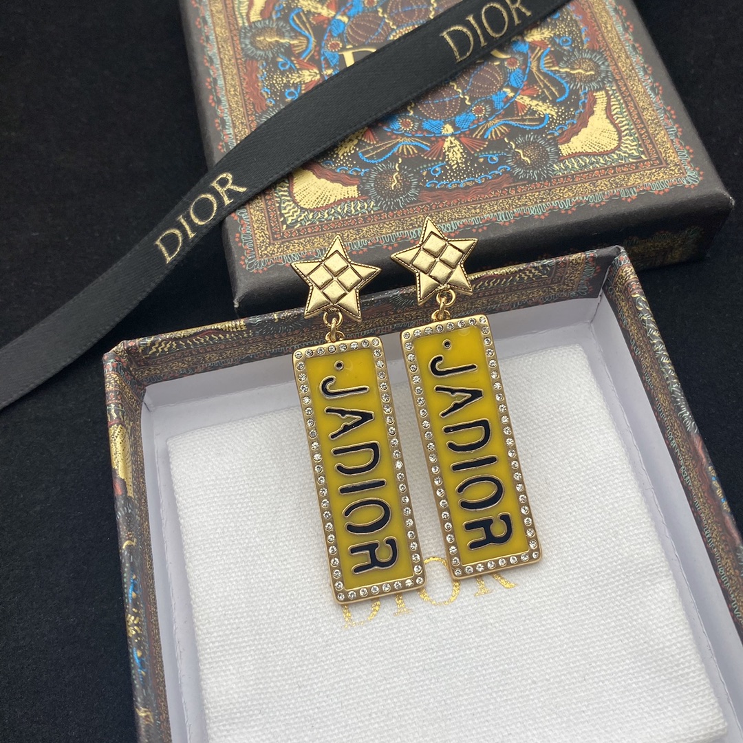 Dior Square Earrings  - DopestKickz