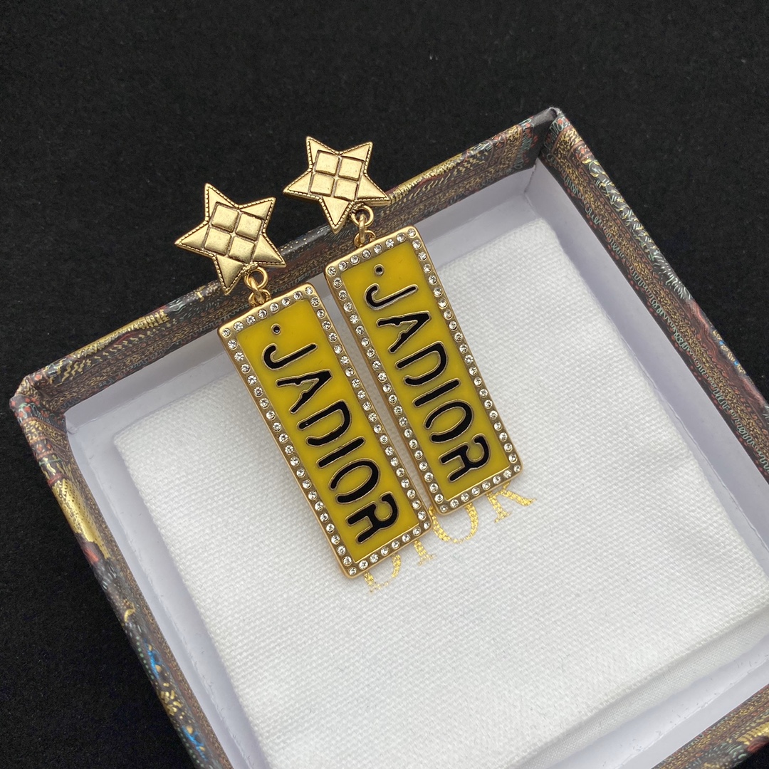 Dior Square Earrings  - DopestKickz