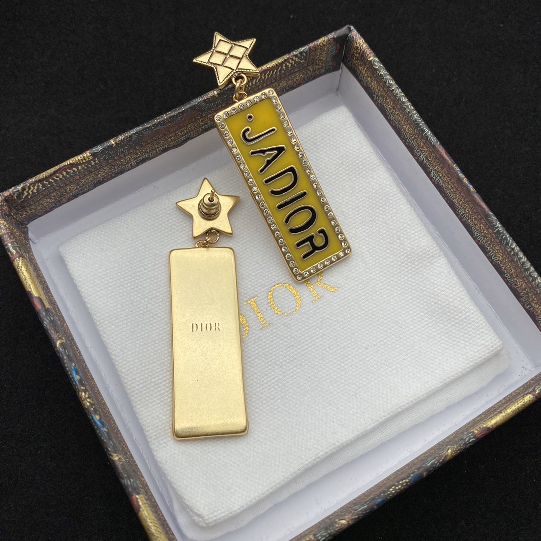 Dior Square Earrings  - DopestKickz
