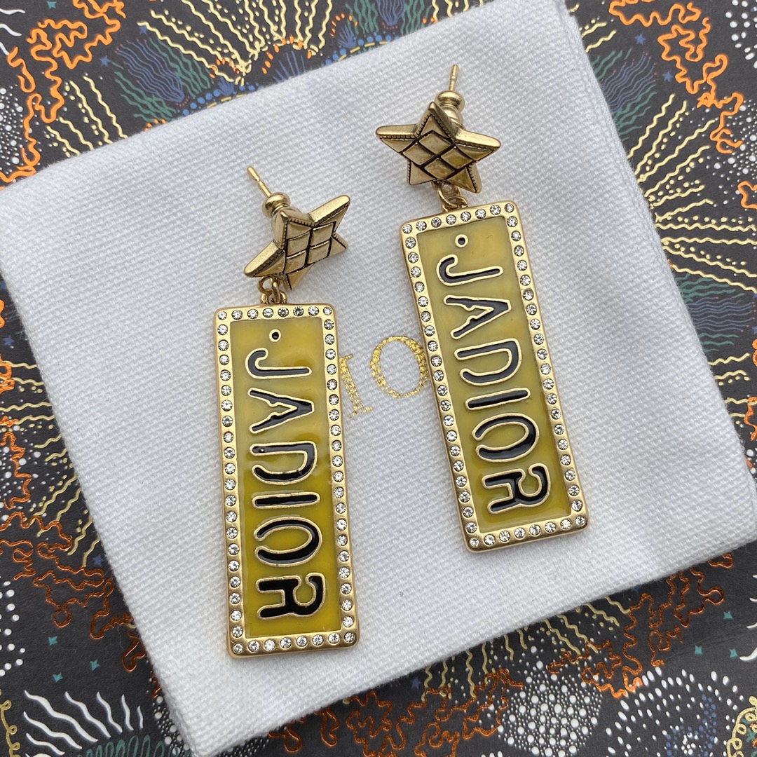 Dior Square Earrings  - DopestKickz