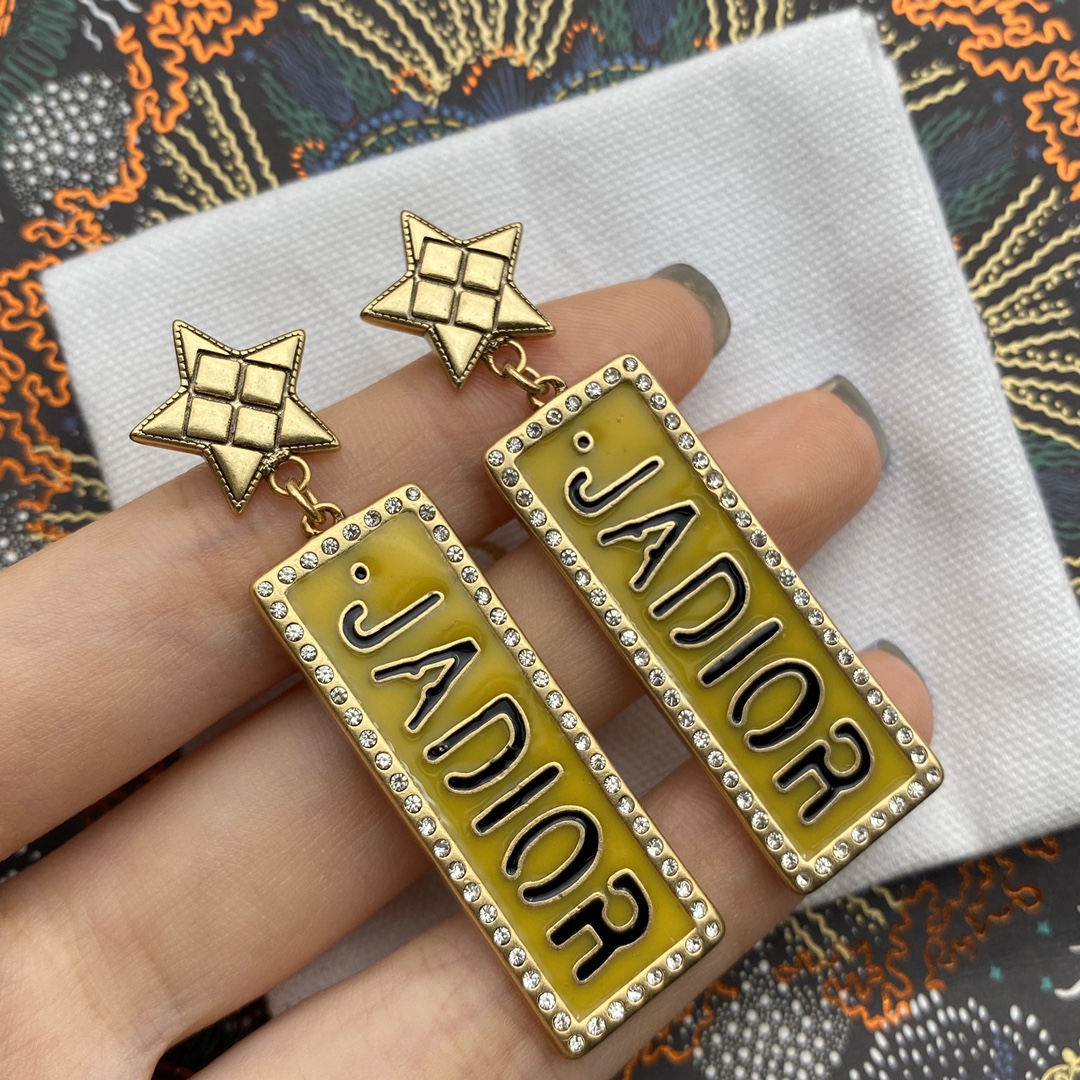 Dior Square Earrings  - DopestKickz
