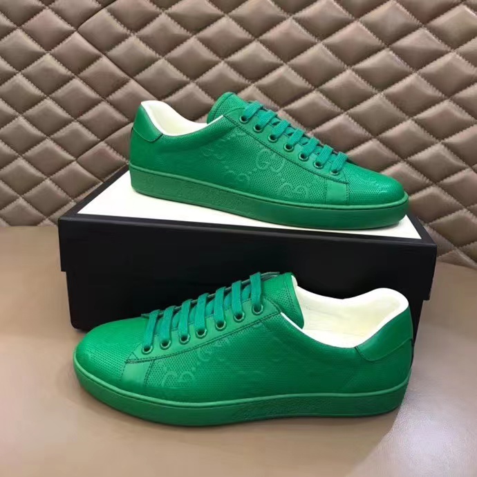 Gucci GG Sneaker In Green - DopestKickz