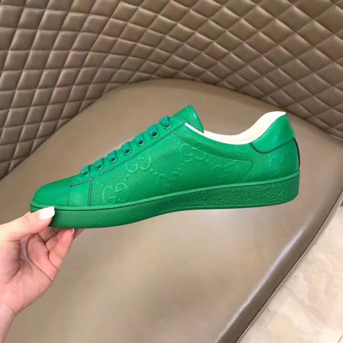 Gucci GG Sneaker In Green - DopestKickz