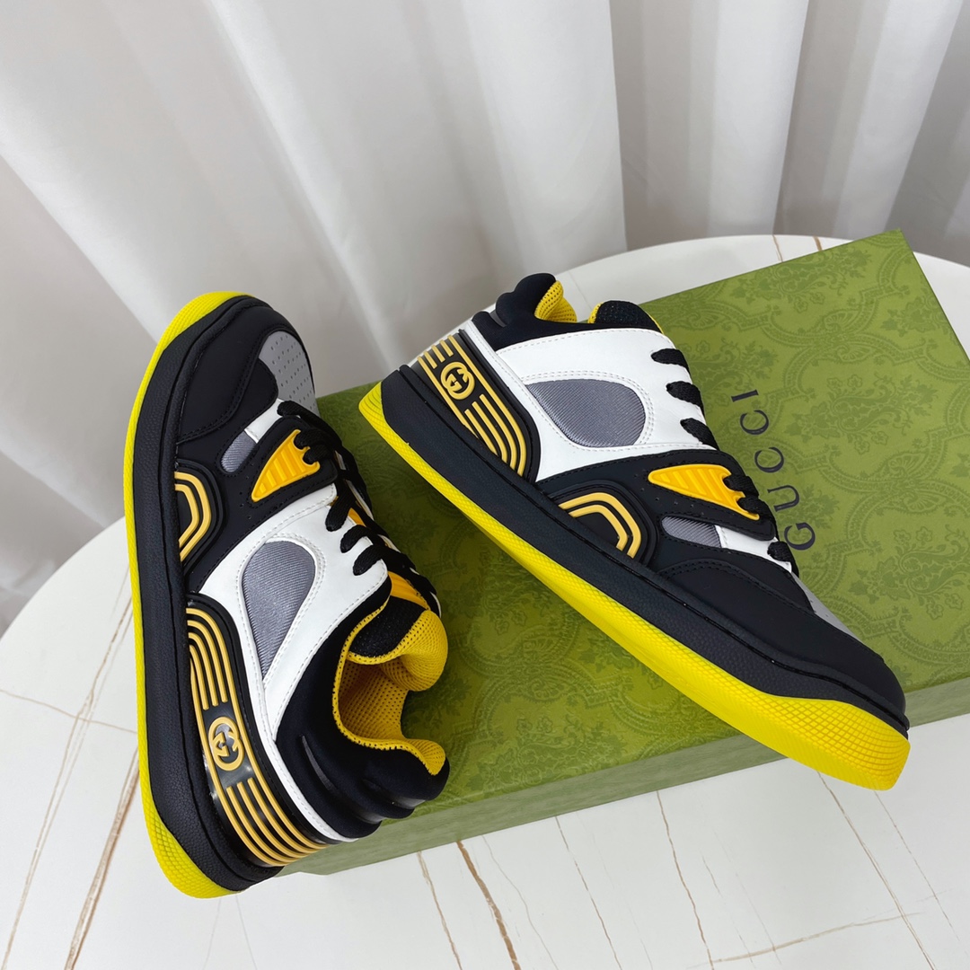 Gucci  Basket Sneaker With Lnterlocking G  - DopestKickz