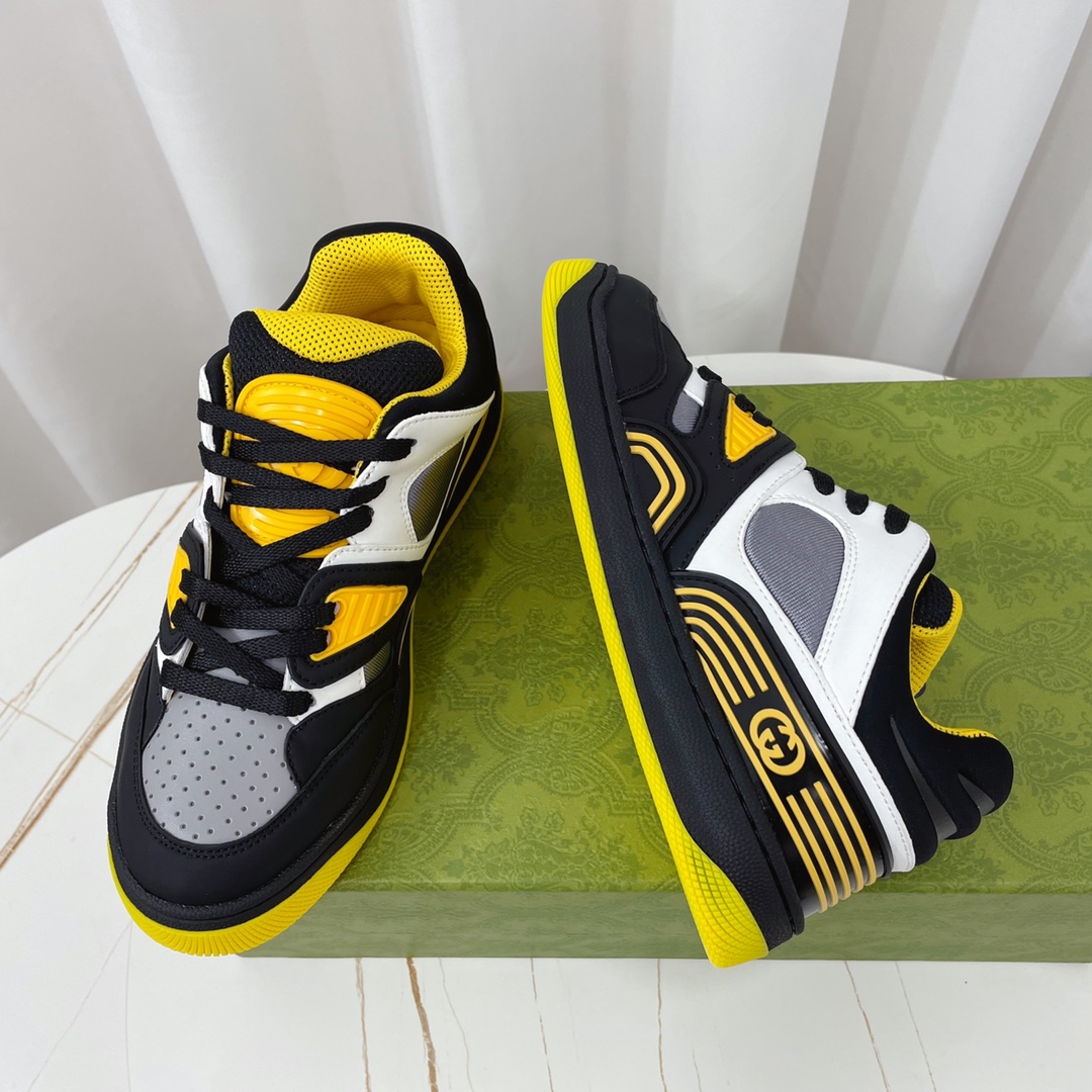 Gucci  Basket Sneaker With Lnterlocking G  - DopestKickz