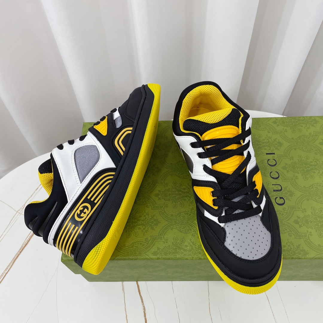 Gucci  Basket Sneaker With Lnterlocking G  - DopestKickz