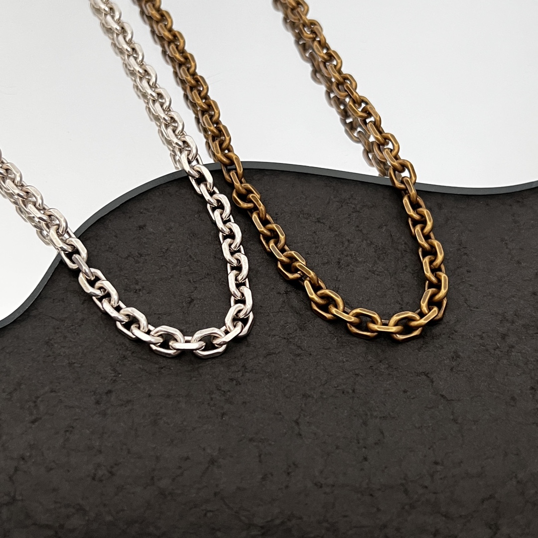 Balenciaga Vintage Style Necklace - DopestKickz