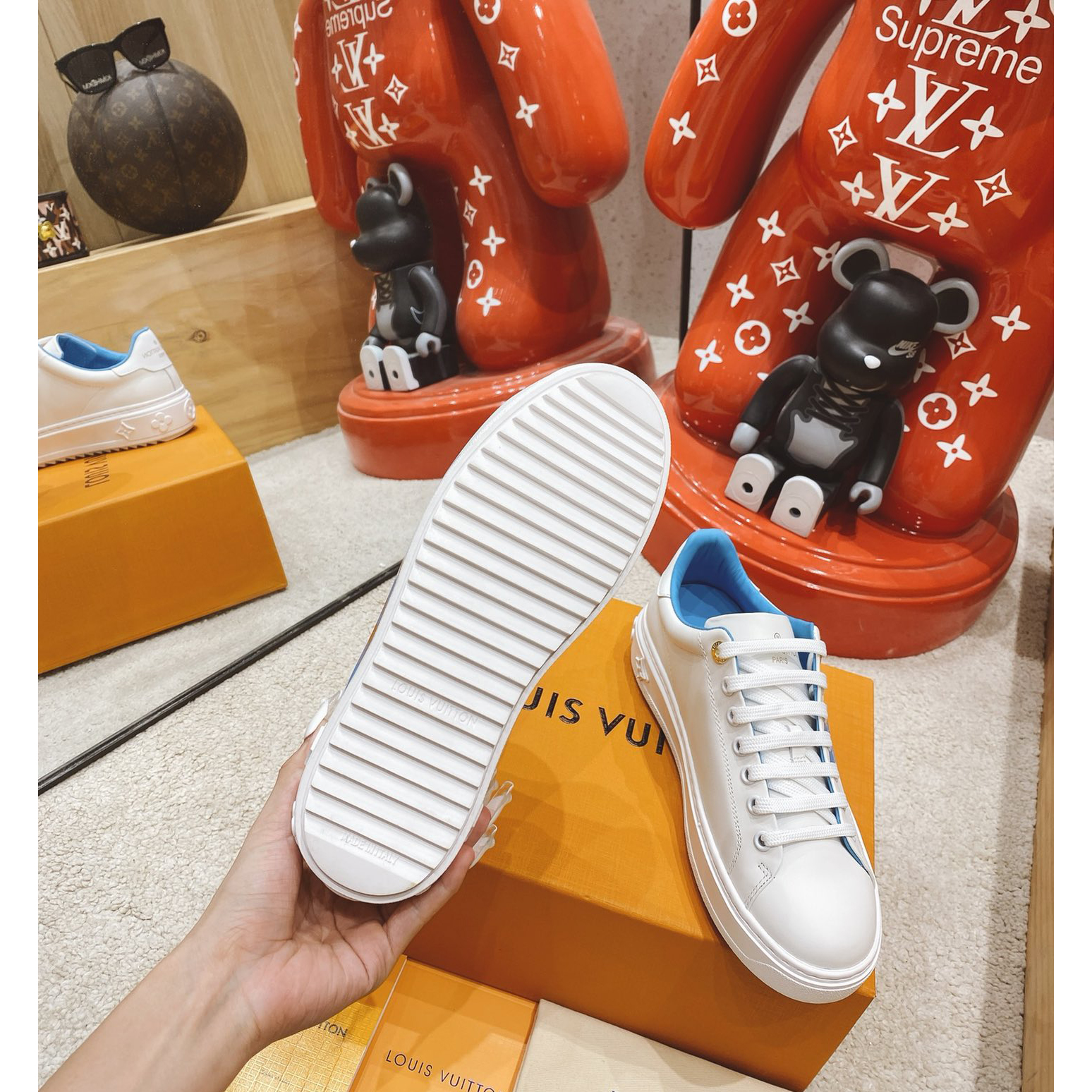 Louis Vuitton Logo Sneaker - DopestKickz