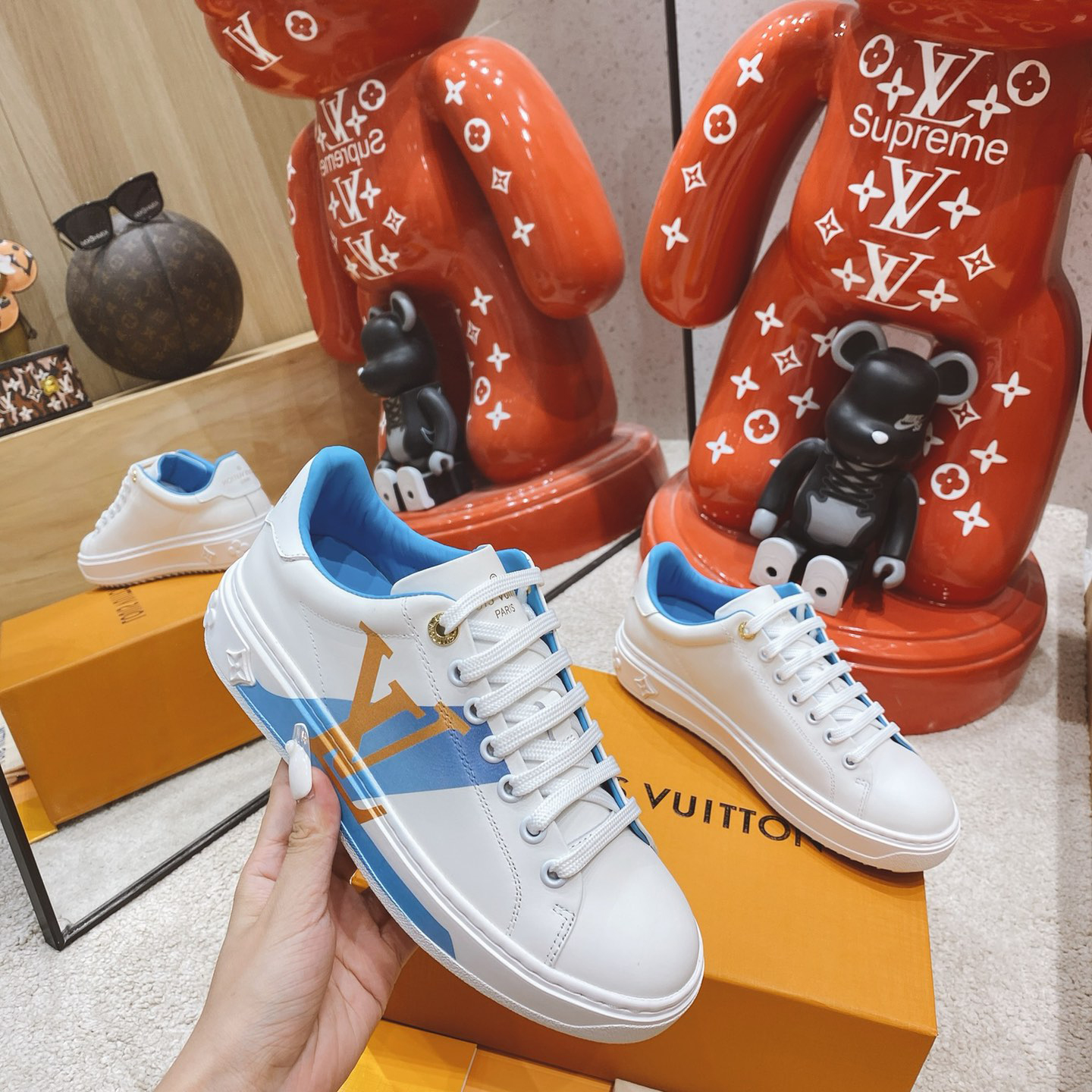 Louis Vuitton Logo Sneaker - DopestKickz