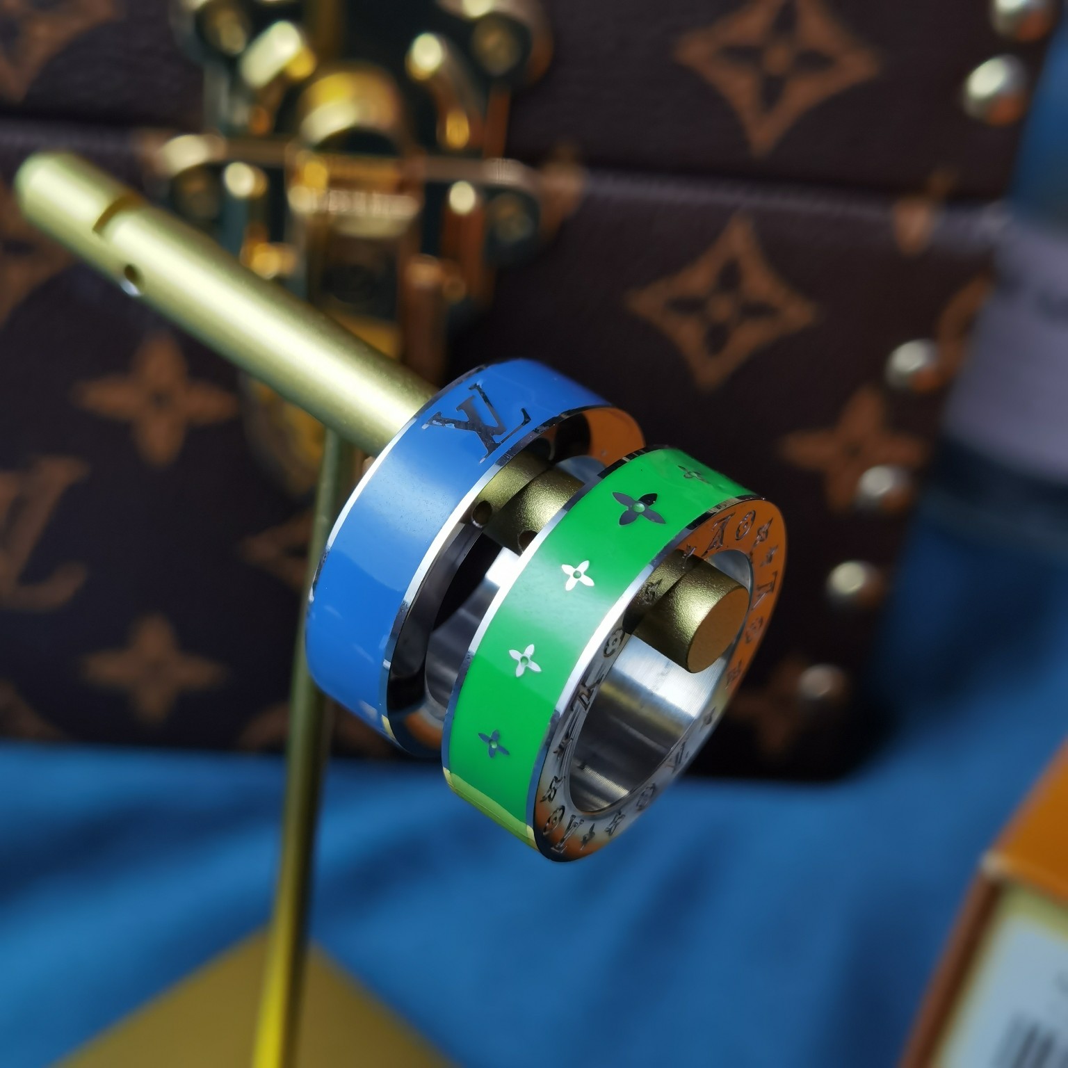 Louis Vuitton Rainbow Charms Ring - DopestKickz