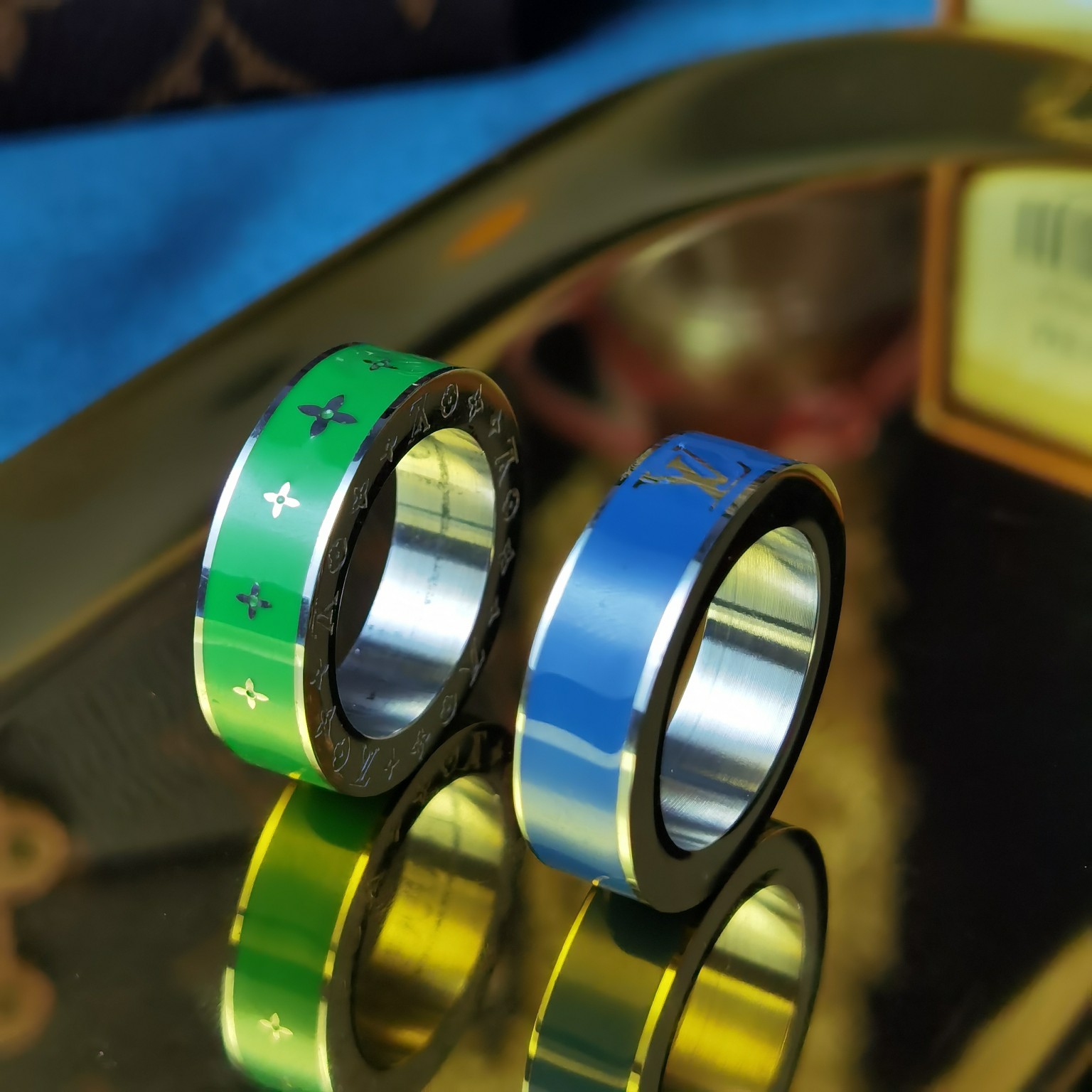 Louis Vuitton Rainbow Charms Ring - DopestKickz