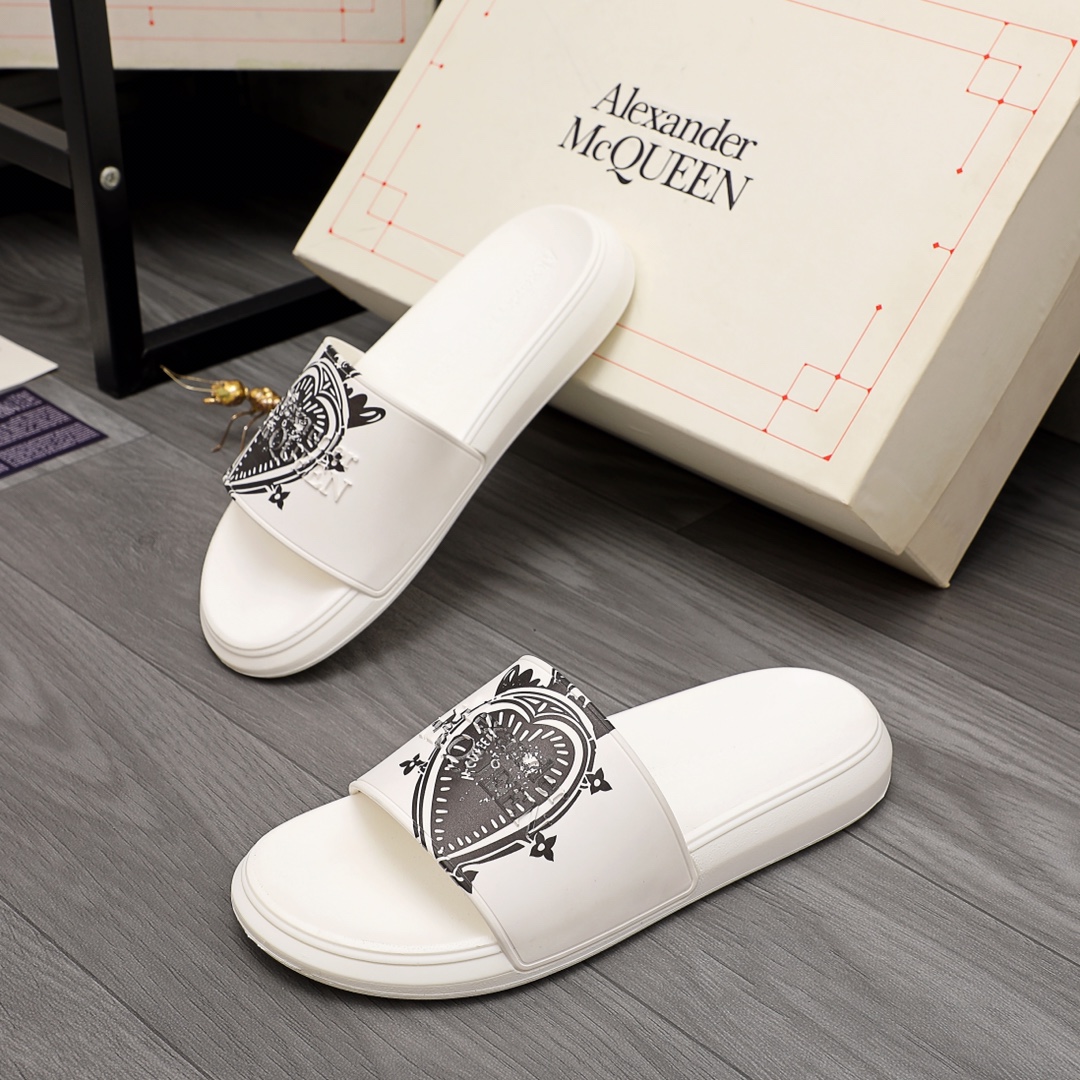 Alexander Mqueen Logo Slipper - DopestKickz