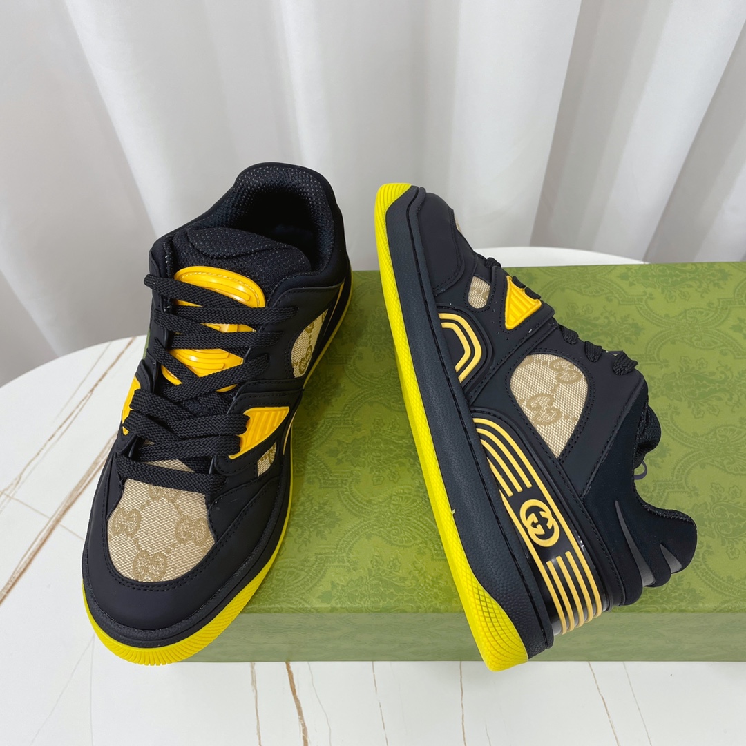 Gucci  Basket Sneaker With Lnterlocking G  - DopestKickz