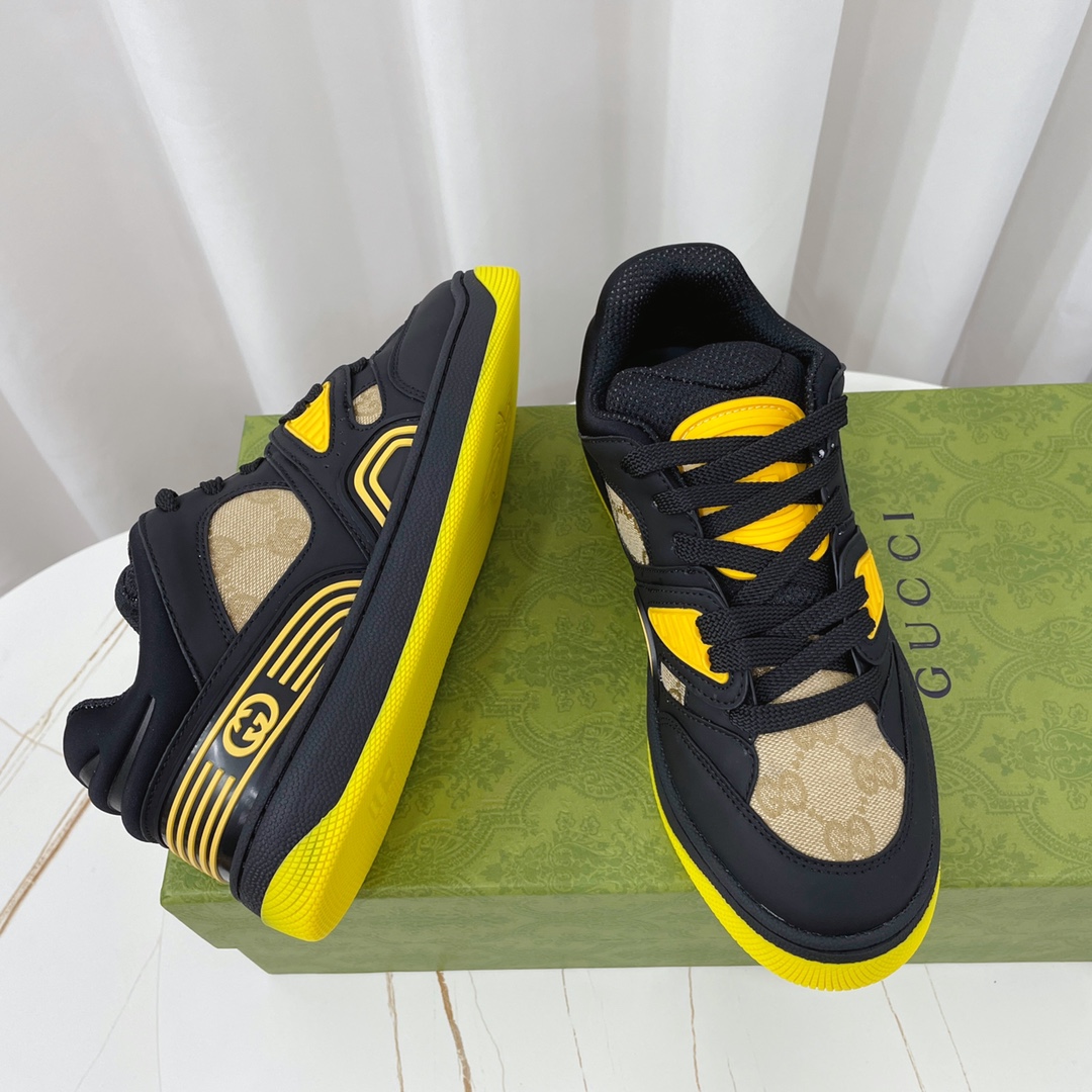 Gucci  Basket Sneaker With Lnterlocking G  - DopestKickz