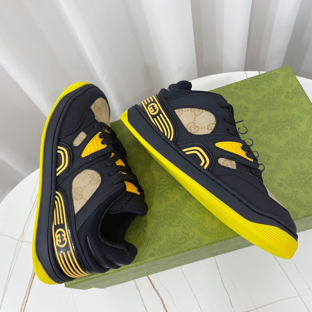 Gucci  Basket Sneaker With Lnterlocking G  - DopestKickz