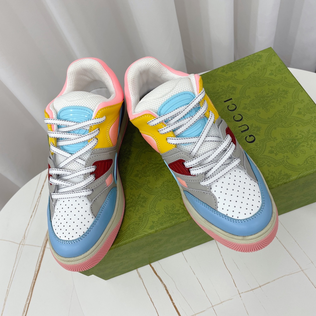 Gucci  Basket Sneaker With Lnterlocking G  - DopestKickz