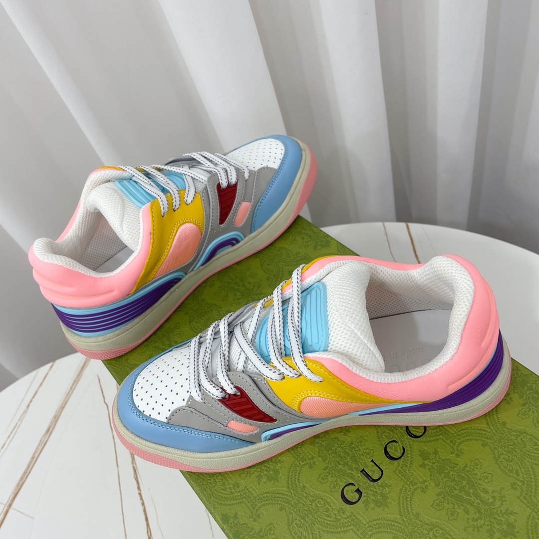 Gucci  Basket Sneaker With Lnterlocking G  - DopestKickz