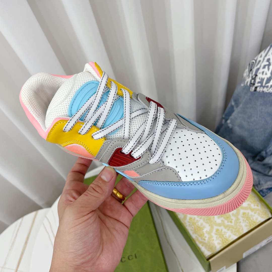 Gucci  Basket Sneaker With Lnterlocking G  - DopestKickz