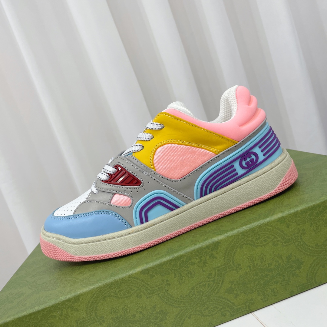 Gucci  Basket Sneaker With Lnterlocking G  - DopestKickz