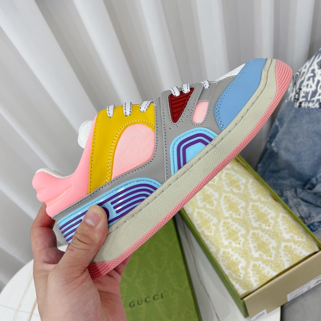 Gucci  Basket Sneaker With Lnterlocking G  - DopestKickz