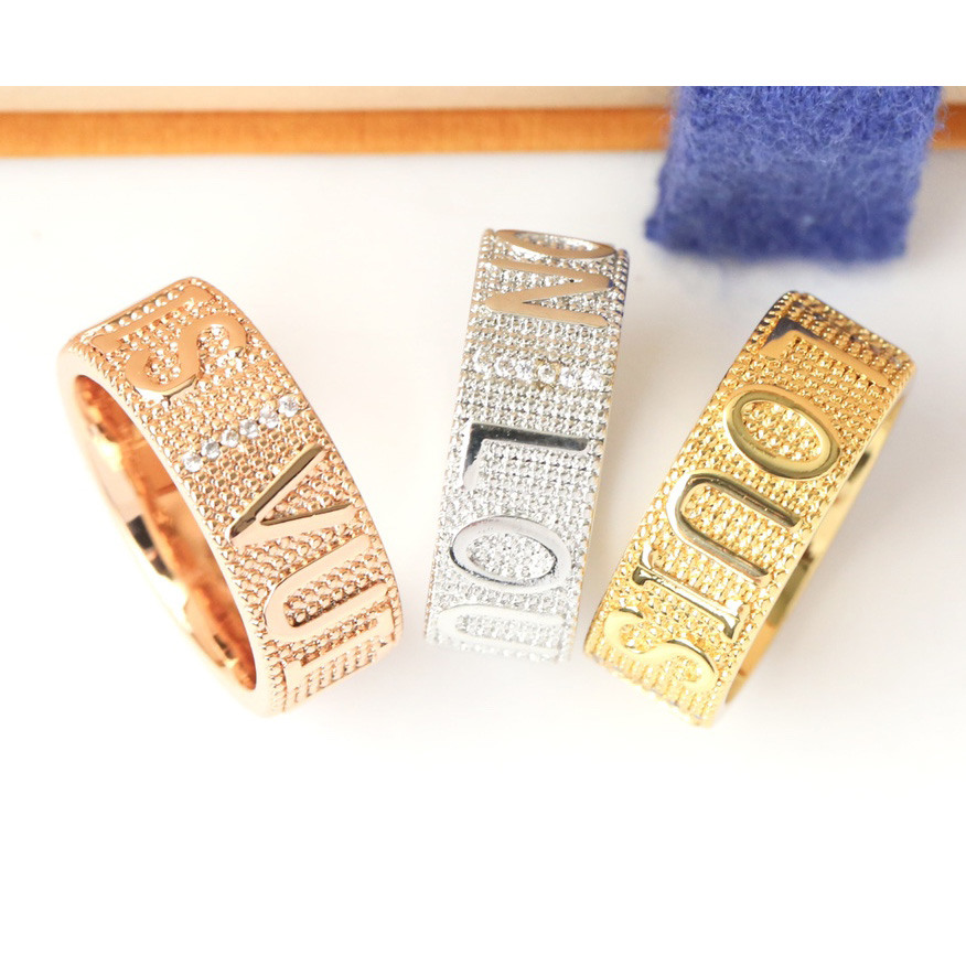 Louis Vuitton Monogram Silver Ring - DopestKickz