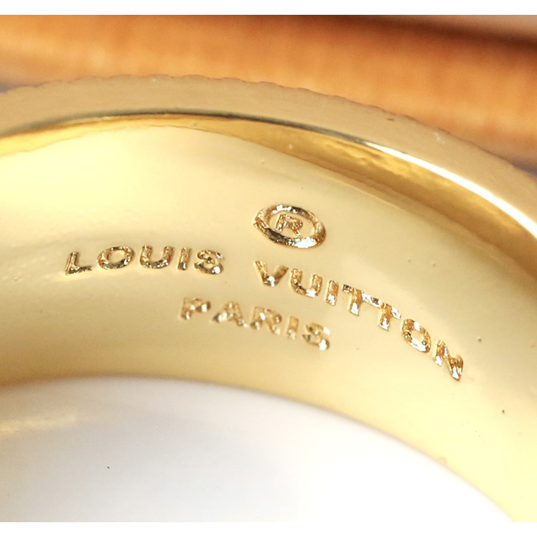 Louis Vuitton Monogram Silver Ring - DopestKickz