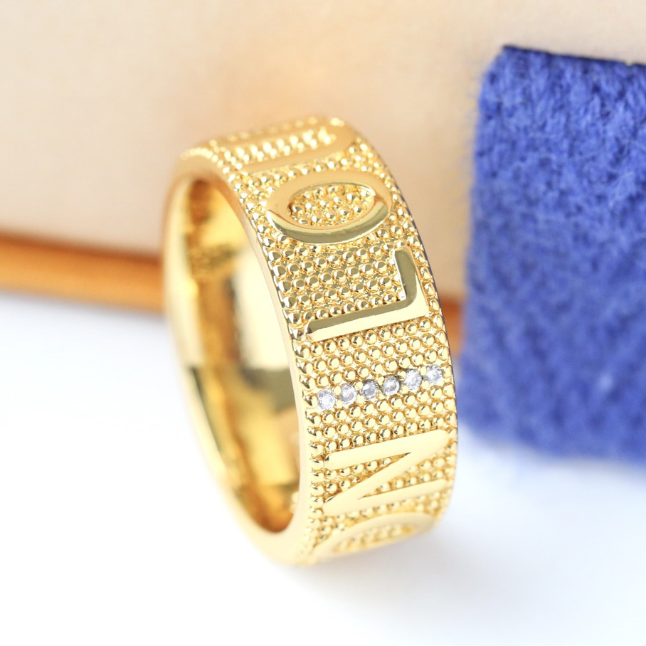 Louis Vuitton Monogram Silver Ring - DopestKickz